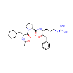 CC(=O)N[C@H](CC1CCCCC1)C(=O)N1CCC[C@H]1C(=O)N[C@@H](CCCN=C(N)N)C(=O)Cc1ccccc1 ZINC000029408302