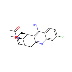 CC(=O)N[C@H]1[C@H]2CC(C)=C[C@H]1Cc1nc3cc(Cl)ccc3c(N)c12 ZINC000101059217