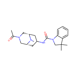 CC(=O)N1C[C@@H]2CC(NC(=O)N3CC(C)(C)c4ccccc43)C[C@H](C1)N2C ZINC000000606705