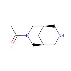 CC(=O)N1C[C@@H]2CNC[C@@H](C2)C1 ZINC000096273345