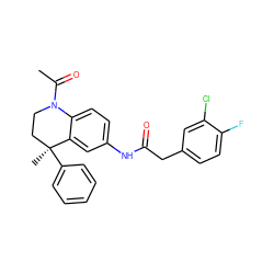 CC(=O)N1CC[C@](C)(c2ccccc2)c2cc(NC(=O)Cc3ccc(F)c(Cl)c3)ccc21 ZINC001772592916