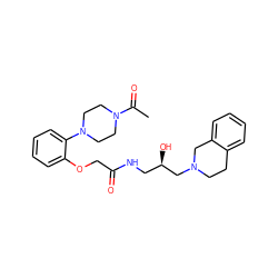 CC(=O)N1CCN(c2ccccc2OCC(=O)NC[C@@H](O)CN2CCc3ccccc3C2)CC1 ZINC001772654802