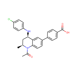 CC(=O)N1c2ccc(-c3ccc(C(=O)O)cc3)cc2[C@H](Nc2ccc(Cl)cc2)C[C@@H]1C ZINC000095504909