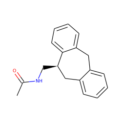 CC(=O)NC[C@@H]1Cc2ccccc2Cc2ccccc21 ZINC000013581637