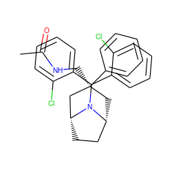 CC(=O)NC[C@]1(c2ccccc2)C[C@@H]2CC[C@H](C1)N2C(c1ccccc1Cl)c1ccccc1Cl ZINC000299821155