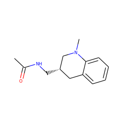 CC(=O)NC[C@H]1Cc2ccccc2N(C)C1 ZINC000336624850