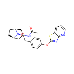 CC(=O)NC1C[C@@H]2CC[C@H](C1)N2CCc1ccc(Oc2nc3ncccc3s2)cc1 ZINC000095562098