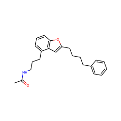 CC(=O)NCCCc1cccc2oc(CCCCc3ccccc3)cc12 ZINC000028371072