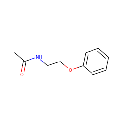 CC(=O)NCCOc1ccccc1 ZINC000058592550