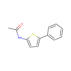 CC(=O)Nc1ccc(-c2ccccc2)s1 ZINC000000829014