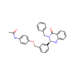 CC(=O)Nc1ccc(OCc2cccc([C@@H]3Nc4ccccc4C(=O)N3Cc3ccccc3)c2)cc1 ZINC000066147947