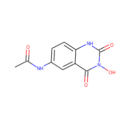 CC(=O)Nc1ccc2[nH]c(=O)n(O)c(=O)c2c1 ZINC000473089556