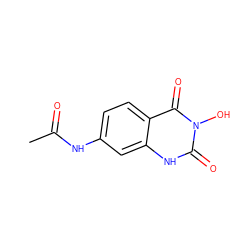 CC(=O)Nc1ccc2c(=O)n(O)c(=O)[nH]c2c1 ZINC000001575158