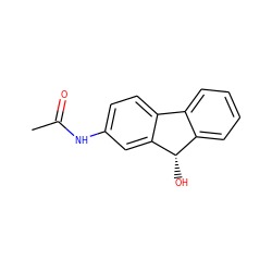 CC(=O)Nc1ccc2c(c1)[C@@H](O)c1ccccc1-2 ZINC000001724493