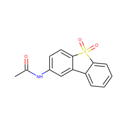 CC(=O)Nc1ccc2c(c1)-c1ccccc1S2(=O)=O ZINC000026178859