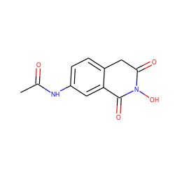 CC(=O)Nc1ccc2c(c1)C(=O)N(O)C(=O)C2 ZINC000040864516