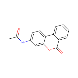 CC(=O)Nc1ccc2c(c1)oc(=O)c1ccccc12 ZINC000001694996