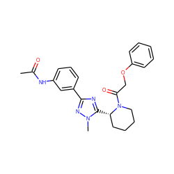 CC(=O)Nc1cccc(-c2nc([C@H]3CCCCN3C(=O)COc3ccccc3)n(C)n2)c1 ZINC000299857672