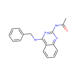 CC(=O)Nc1nc(NCc2ccccc2)c2ccccc2n1 ZINC001772617125