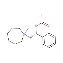 CC(=O)O[C@@H](C[N+]1(C)CCCCCC1)c1ccccc1 ZINC000000185815