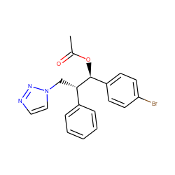 CC(=O)O[C@@H](c1ccc(Br)cc1)[C@@H](Cn1ccnn1)c1ccccc1 ZINC000096286438