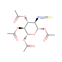 CC(=O)O[C@@H]1O[C@H](OC(C)=O)[C@@H](OC(C)=O)[C@H](OC(C)=O)[C@H]1N=C=S ZINC000169711350