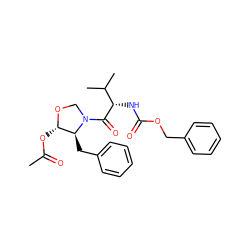 CC(=O)O[C@@H]1OCN(C(=O)[C@@H](NC(=O)OCc2ccccc2)C(C)C)[C@H]1Cc1ccccc1 ZINC000003826556