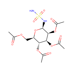 CC(=O)OC[C@H]1O[C@@H](NS(N)(=O)=O)[C@@H](OC(C)=O)[C@@H](OC(C)=O)[C@@H]1OC(C)=O ZINC000072178219