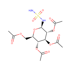 CC(=O)OC[C@H]1O[C@@H](NS(N)(=O)=O)[C@H](OC(C)=O)[C@@H](OC(C)=O)[C@@H]1OC(C)=O ZINC000072178218