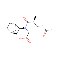 CC(=O)SC[C@H](C)C(=O)N(CC(=O)O)[C@H]1C[C@H]2CC[C@H]1C2 ZINC000253680050