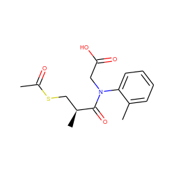 CC(=O)SC[C@H](C)C(=O)N(CC(=O)O)c1ccccc1C ZINC000027727369