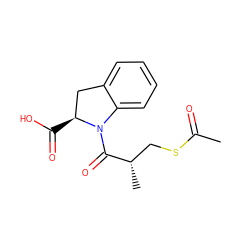 CC(=O)SC[C@H](C)C(=O)N1c2ccccc2C[C@@H]1C(=O)O ZINC000027319810