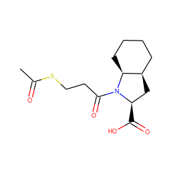 CC(=O)SCCC(=O)N1[C@H](C(=O)O)C[C@@H]2CCCC[C@@H]21 ZINC000028102250