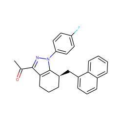 CC(=O)c1nn(-c2ccc(F)cc2)c2c1CCC[C@@H]2Cc1cccc2ccccc12 ZINC000026571295