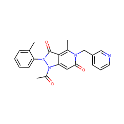 CC(=O)n1c2cc(=O)n(Cc3cccnc3)c(C)c2c(=O)n1-c1ccccc1C ZINC000064453821