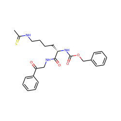 CC(=S)NCCCC[C@H](NC(=O)OCc1ccccc1)C(=O)NCC(=O)c1ccccc1 ZINC000072126200