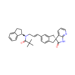 CC(C)(C)C(=O)N(C/C=C/c1ccc2c(c1)C[C@@]1(C2)C(=O)Nc2ncccc21)[C@@H]1CCc2ccccc21 ZINC000103234773