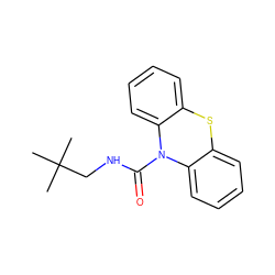 CC(C)(C)CNC(=O)N1c2ccccc2Sc2ccccc21 ZINC000045347149