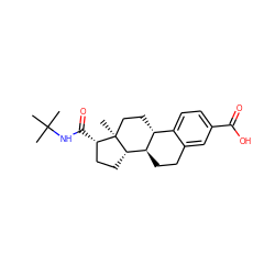 CC(C)(C)NC(=O)[C@H]1CC[C@H]2[C@@H]3CCc4cc(C(=O)O)ccc4[C@H]3CC[C@]12C ZINC000003798953