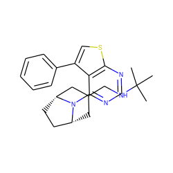 CC(C)(C)NCC1C[C@@H]2CC[C@H](C1)N2c1ncnc2scc(-c3ccccc3)c12 ZINC000146471485