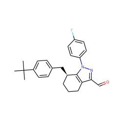 CC(C)(C)c1ccc(C[C@@H]2CCCc3c(C=O)nn(-c4ccc(F)cc4)c32)cc1 ZINC000026571307