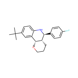 CC(C)(C)c1ccc2c(c1)[C@H]1OCCC[C@H]1[C@H](c1ccc(F)cc1)N2 ZINC000049785651