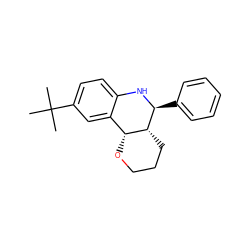 CC(C)(C)c1ccc2c(c1)[C@H]1OCCC[C@H]1[C@H](c1ccccc1)N2 ZINC000038317177