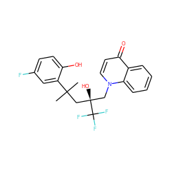 CC(C)(C[C@](O)(Cn1ccc(=O)c2ccccc21)C(F)(F)F)c1cc(F)ccc1O ZINC000003962380