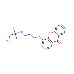 CC(C)(CO)NCCCOc1cccc2c(=O)c3ccccc3oc12 ZINC000040933029