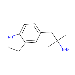 CC(C)(N)Cc1ccc2c(c1)CCN2 ZINC000029212989