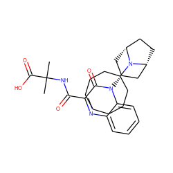 CC(C)(NC(=O)c1nc2ccccc2n([C@@H]2C[C@@H]3CC[C@H](C2)N3C2CCCCCCC2)c1=O)C(=O)O ZINC000114711430