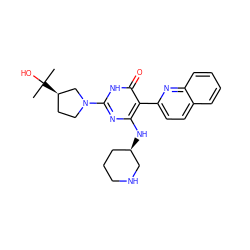 CC(C)(O)[C@@H]1CCN(c2nc(N[C@@H]3CCCNC3)c(-c3ccc4ccccc4n3)c(=O)[nH]2)C1 ZINC000220624207