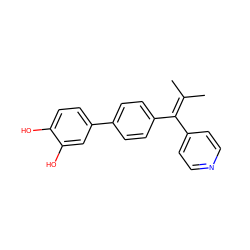 CC(C)=C(c1ccncc1)c1ccc(-c2ccc(O)c(O)c2)cc1 ZINC000053313825