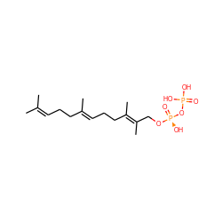 CC(C)=CCC/C(C)=C/CC/C(C)=C(\C)CO[P@@](=O)(O)OP(=O)(O)O ZINC000013540384